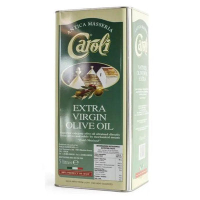 EXTRA VIRGIN OLIVE OIL “ANTICA MASSERIA CAROLI” CLASSIC “COLD OBTAINED” 100% ITALIAN PRODUCT 5L Caroli