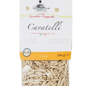 Traditional Italian Pasta made with Senatore Cappelli durum wheat Cavatelli slow-dried durum wheat semolina pasta - Zappelloni Imports